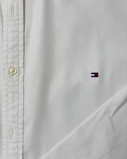 Tommy Hilfiger Slim Fit Stretch White Button-Down Shirt