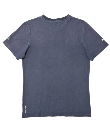 Puma BMW Motorsport Navy Blue Graphic Racing T-Shirt - S