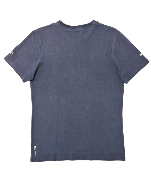 Puma BMW Motorsport Navy Blue Graphic Racing T-Shirt - S