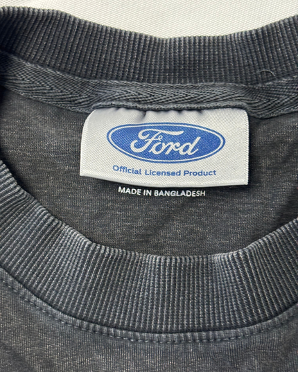 Cotton On x Ford Mustang 1964 Graphic Boxy Washed Black T-Shirt - M