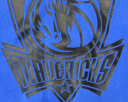 Nike NBA Dallas Mavericks Blue Black Logo Pullover Hoodie