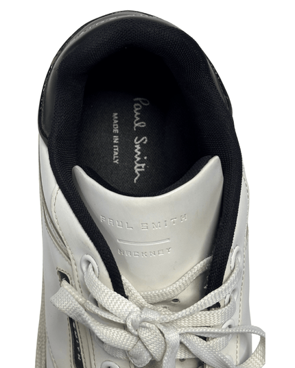 Paul Smith Hackney Leather Sneakers | White & Black