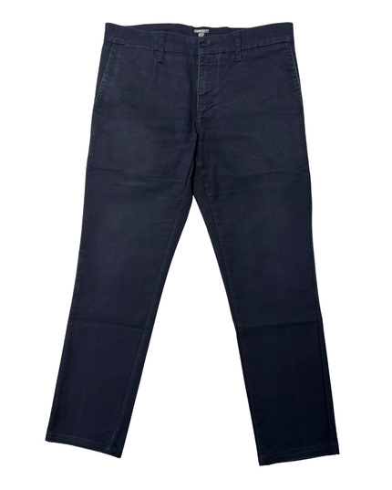 Carhartt WIP Sid Navy Blue Slim Fit Chino Pants - L | Waist: 34"