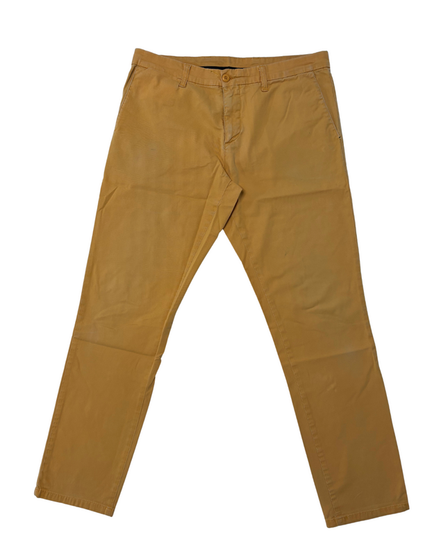 Carhartt Khaki Brown Straight-Leg Workwear Chino Pants - L | Waist: 34"