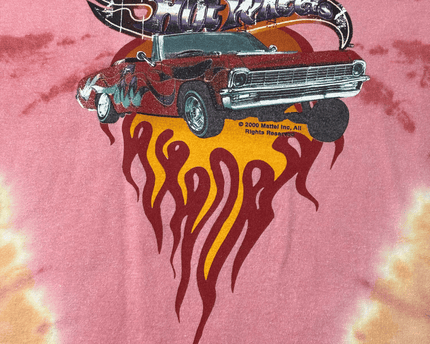 Vintage Hot Wheels Muscle Car Tie-Dye Graphic T-Shirt