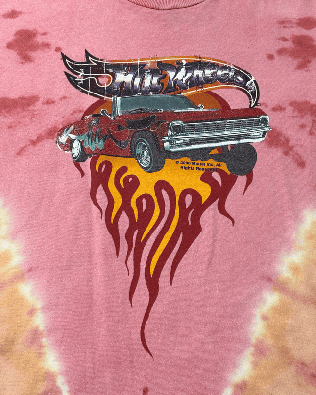 Vintage Hot Wheels Muscle Car Tie-Dye Graphic T-Shirt