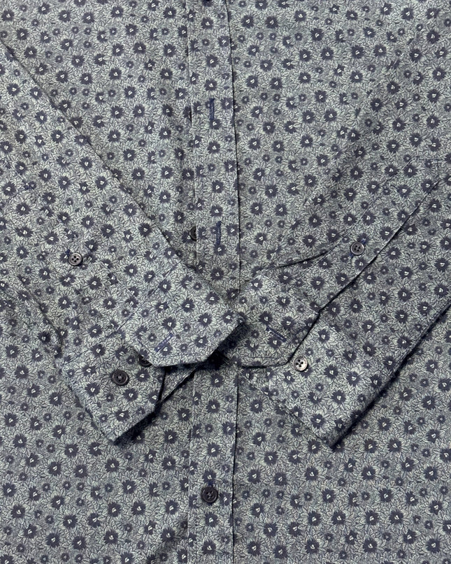 Lacoste Green Floral Slim Fit Shirt
