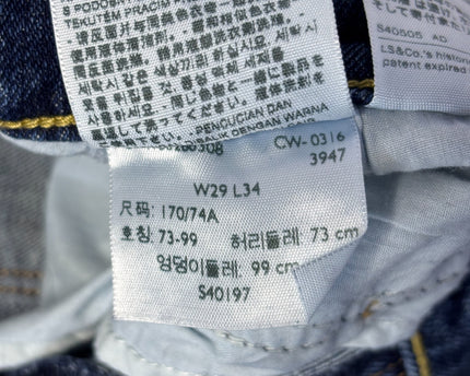 Levi's 711 Skinny Fit Blue Jeans