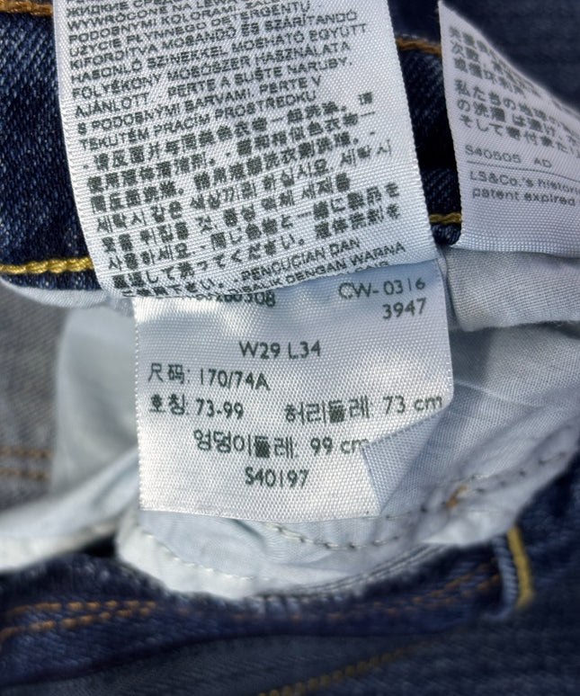 Levi's 711 Skinny Fit Blue Jeans