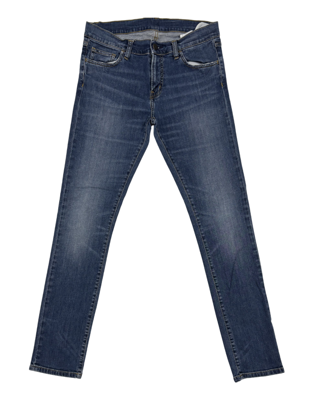 Carhartt WIP Rebel Pant Slim Fit Faded Blue Denim Jeans - S | Waist: 31"