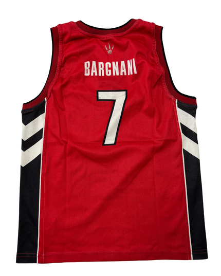 Champion NBA Toronto Raptors Andrea Bargnani #7 Red Basketball Jersey - S