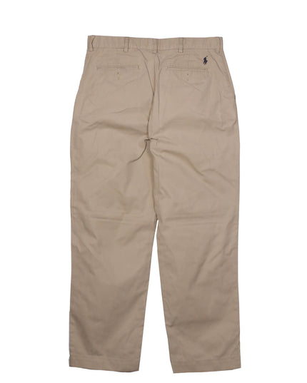 Ralph Lauren Classic Fit Beige Cotton Chino Pants