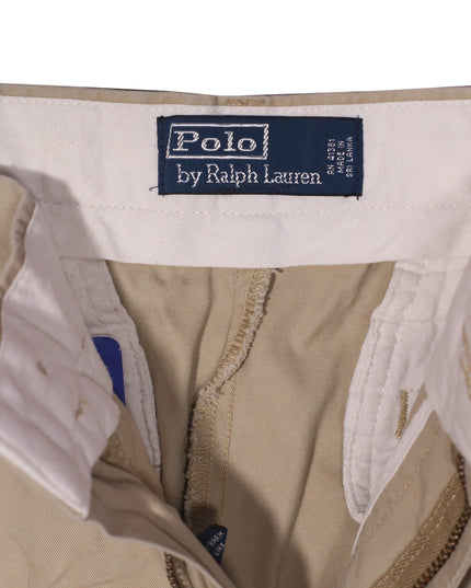 Ralph Lauren Classic Fit Beige Cotton Chino Pants