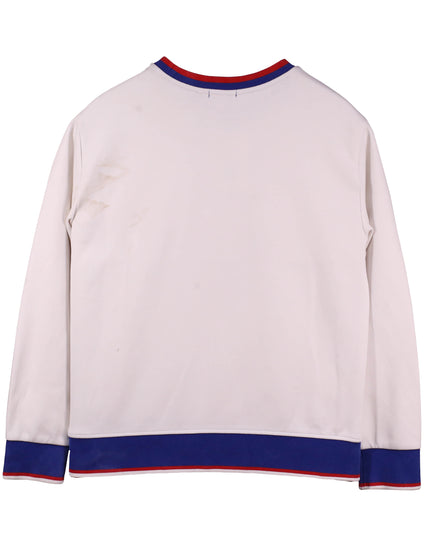 Ralph Lauren Hi Tech Polo Bear White Sweatshirt