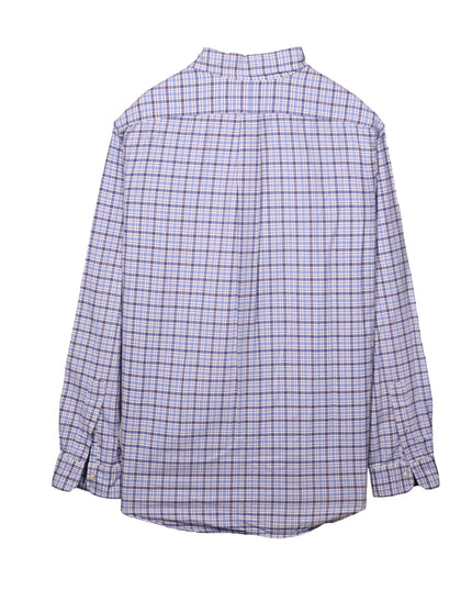 Ralph Lauren Cotton Oxford Check Classic Fit Blue Shirt