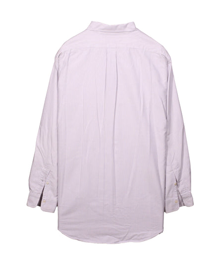 Ralph Lauren Vintage Purple & White Striped Oxford Shirt