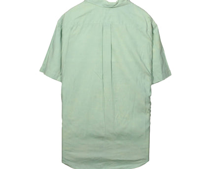 Ralph Lauren Classic Fit Mint Green Short-Sleeve Linen Shirt