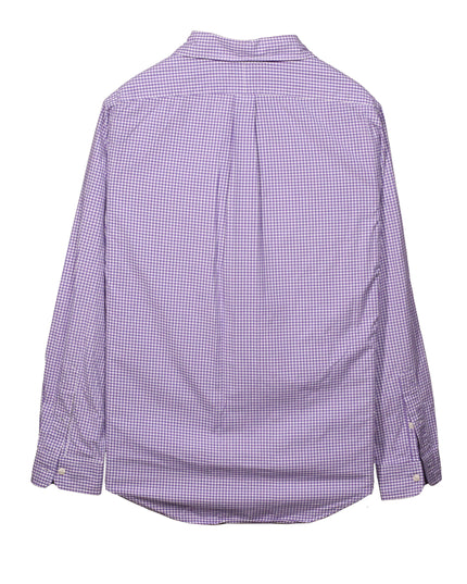Ralph Lauren Button Down Collared Pony Purple Shirt