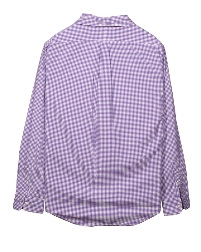 Ralph Lauren Button Down Collared Pony Purple Shirt