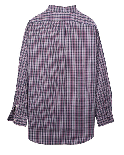 Ralph Lauren Navy Red & White Checked Big Shirt