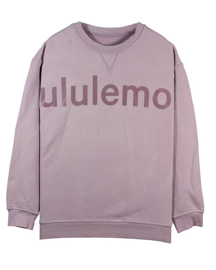 Lululemon All Yours Graphic Dusky Purple Oversized Sweatshirt