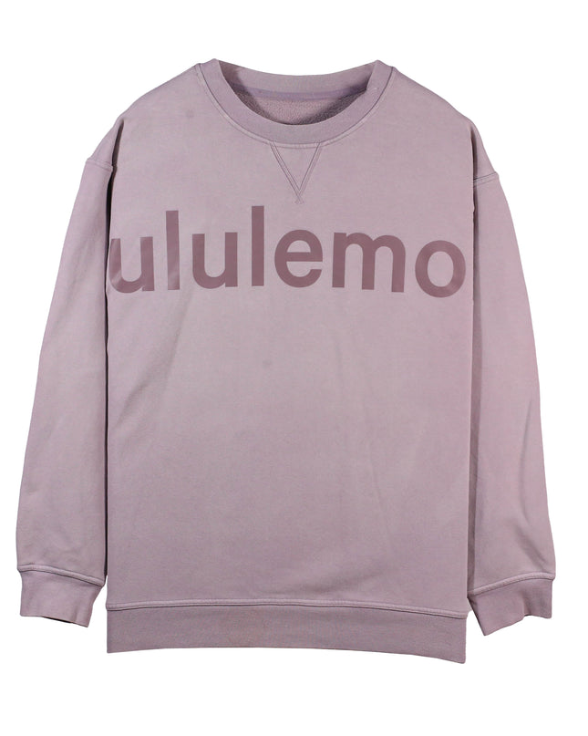 Lululemon All Yours Graphic Dusky Purple Oversized Sweatshirt