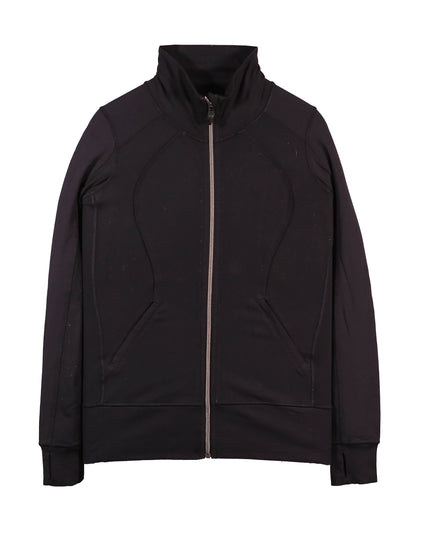 Lululemon Athletica Full Zip Fleece Black Track Jacket