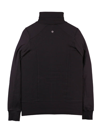 Lululemon Athletica Full Zip Fleece Black Track Jacket