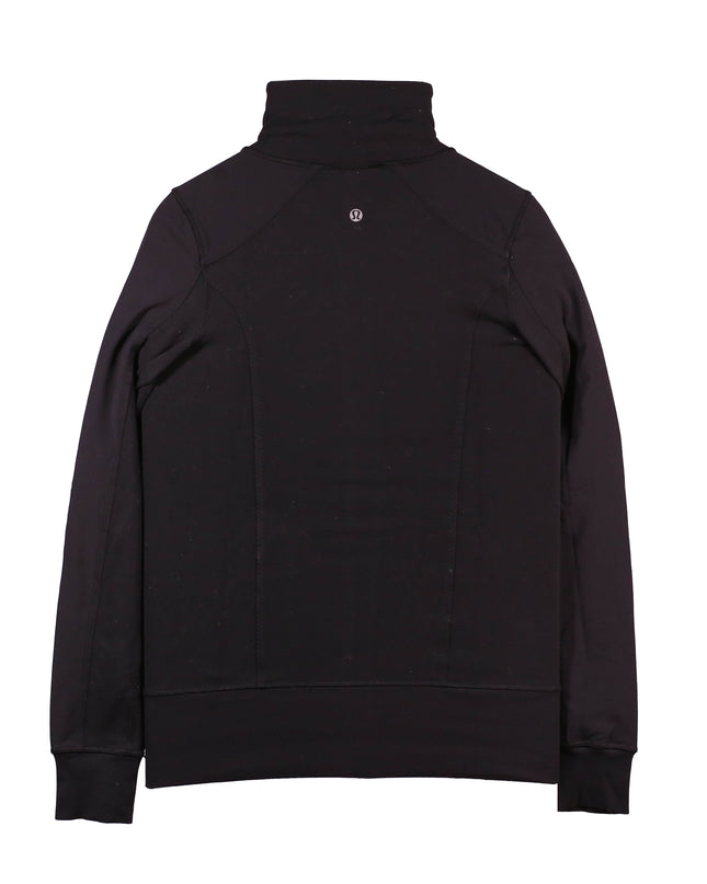 Lululemon Athletica Full Zip Fleece Black Track Jacket