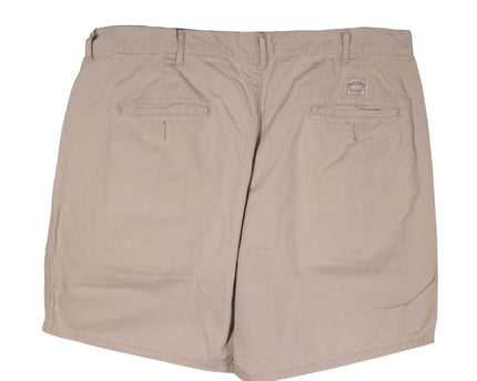 Ralph Lauren Classic Pleated Beige Cotton Shorts