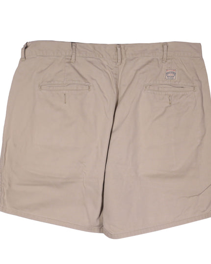 Ralph Lauren Classic Pleated Beige Cotton Shorts