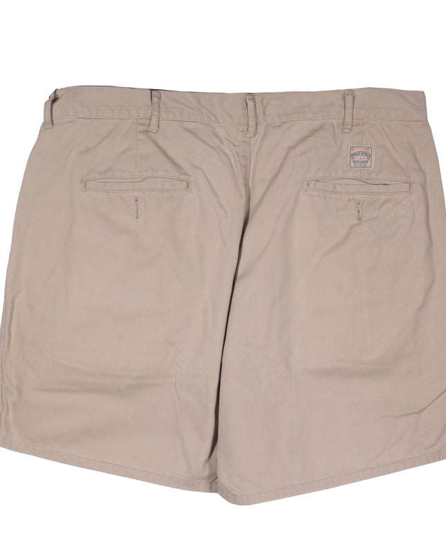 Ralph Lauren Classic Pleated Beige Cotton Shorts