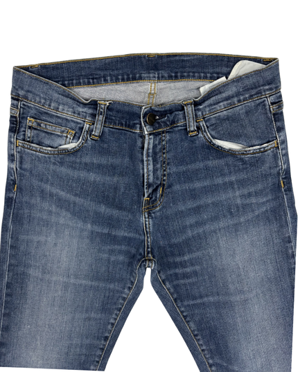 Carhartt WIP Rebel Pant Slim Fit Faded Blue Denim Jeans - S | Waist: 31"