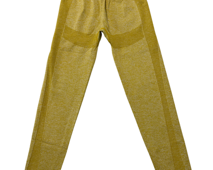 Gymshark Flex High-Waisted Yellow Marl Seamless Leggings
