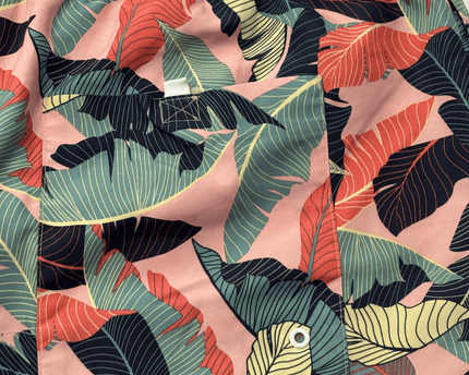 Topman Leaf Print Board Shorts