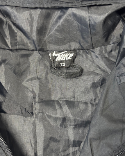 Nike Black Lightweight Hooded Windbreaker Jacket