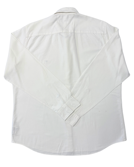 Tommy Hilfiger Slim Fit Stretch White Button-Down Shirt