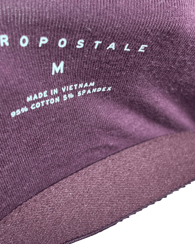 Aeropostale Burgundy Slim Fit Cotton Spandex Camisole Tank Top