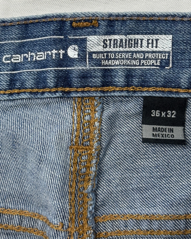 Carhartt Classic Straight Fit Medium Wash Denim Jeans