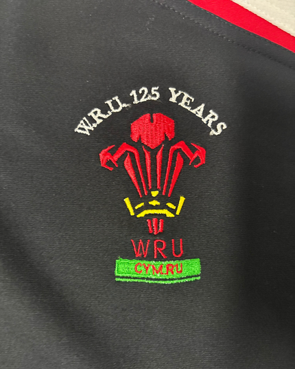 Wales Union WRU 125 Years Brains Sponsor Jersey - M