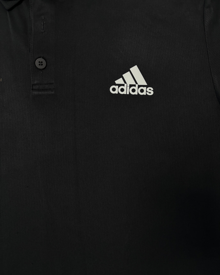 Adidas Primegreen Aeroready Black Performance Polo Shirt