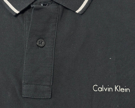 Calvin Klein Black Short Sleeve Polo Shirt