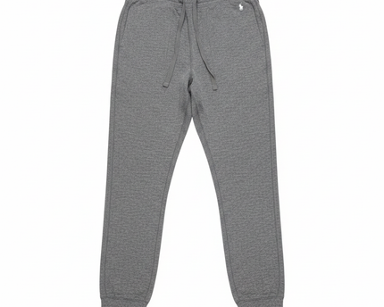Polo Ralph Lauren Grey Textured Cotton Blend Joggers