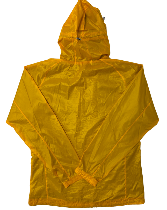 Adidas Yellow Lightweight Hooded Windbreaker Jacket