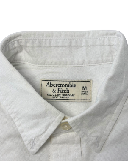 Abercrombie & Fitch Classic White Button-Down Shirt - M