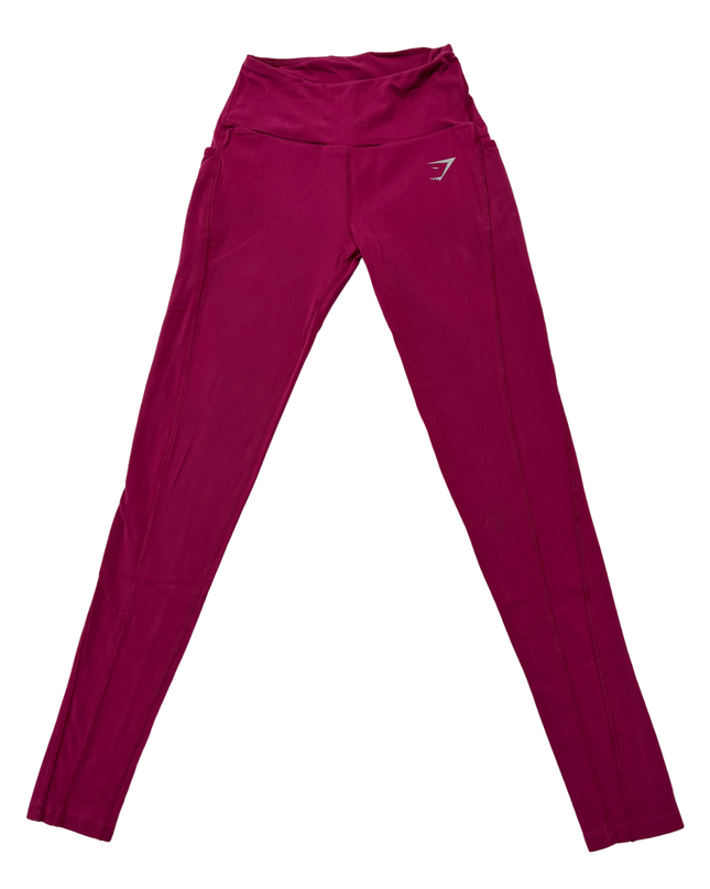 Gymshark Training High-Waisted Magenta Pink Pocket Leggings