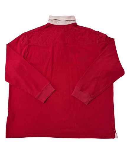 COLLECTIBLE Ralph Lauren Double Pony Logo Red Rugby Shirt