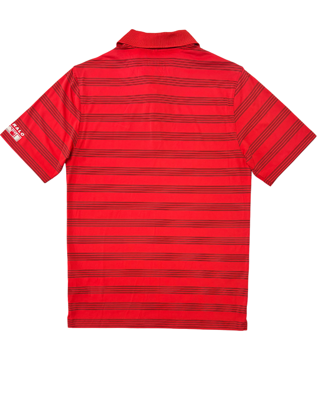 Nike Tour Performance Dri-Fit Red Striped Golf Polo Shirt
