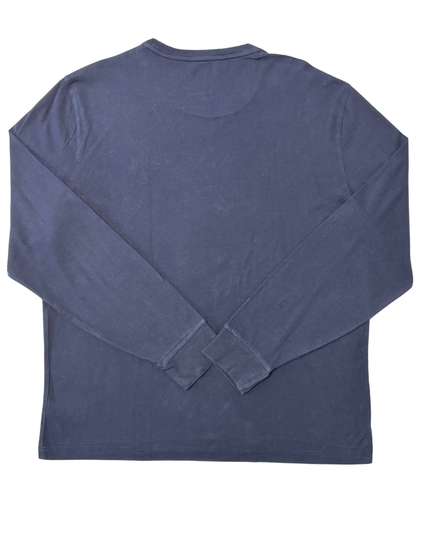 Ralph Lauren Custom Slim Fit Long-Sleeve Navy T-Shirt - L