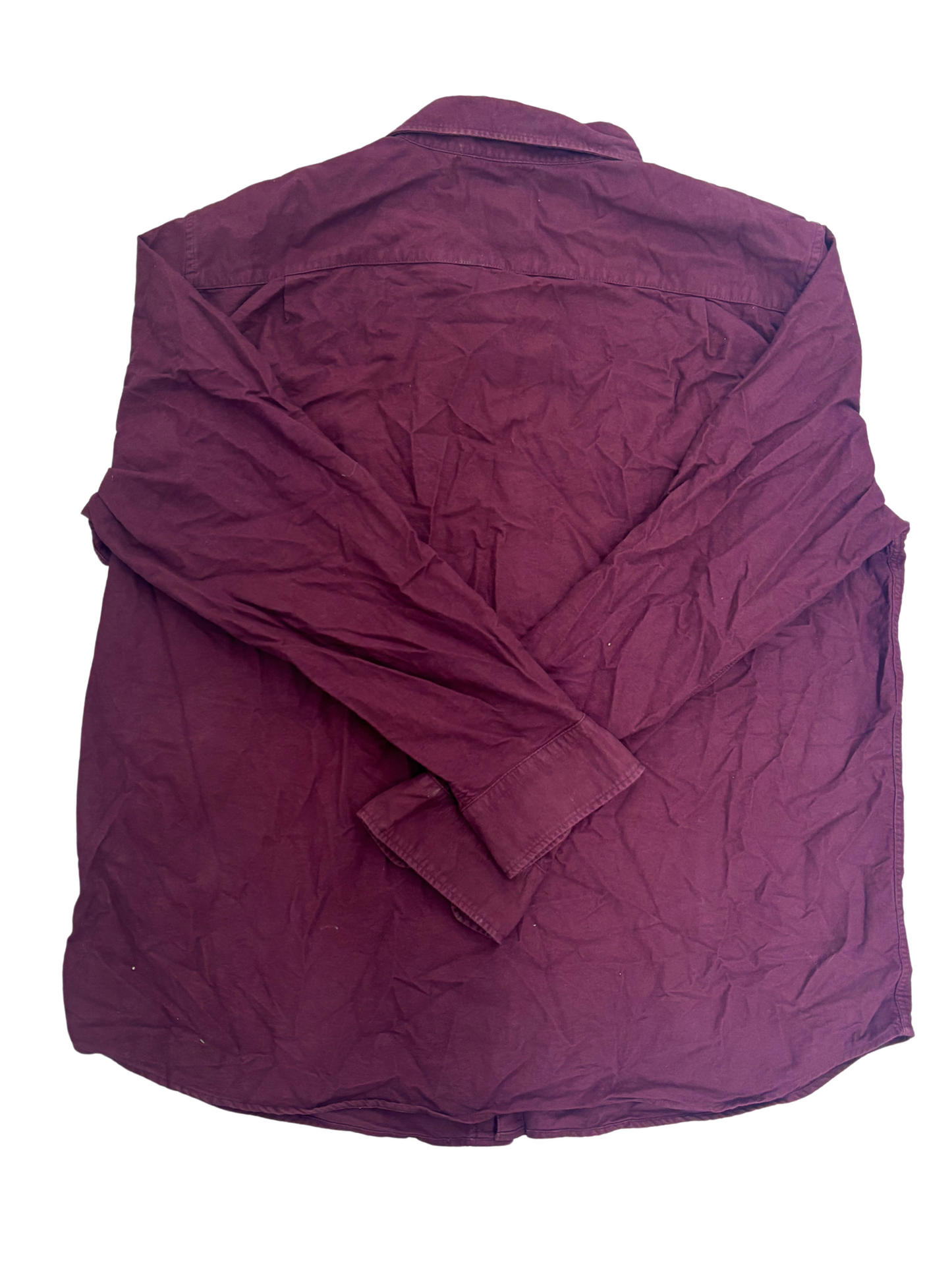 American Eagle Classic Fit Maroon Shirt - XXL